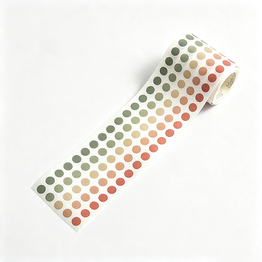 Morandi Dot Index Sticker Roll