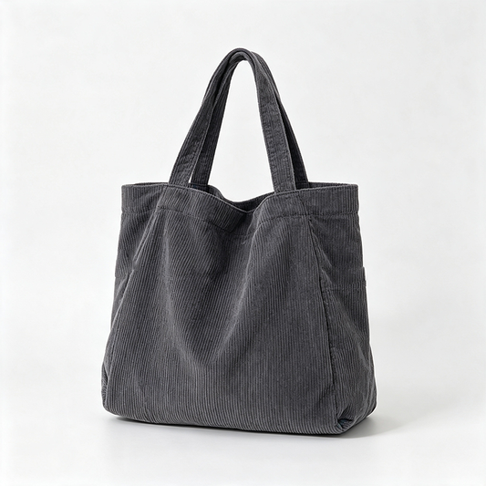 Corduroy Ruched Shoulder Bag