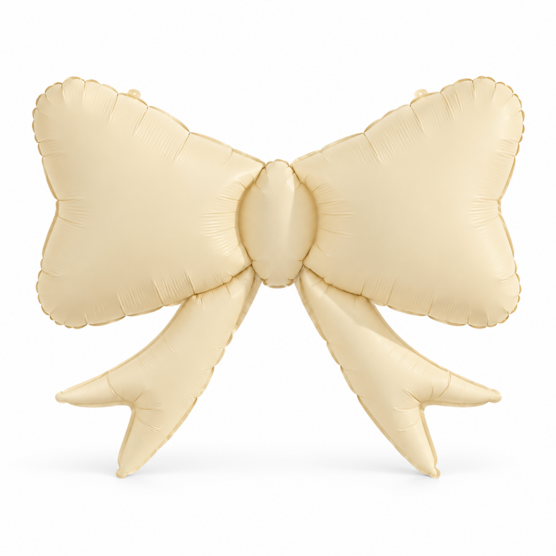Pastel Bow Birthday Foil Balloon
