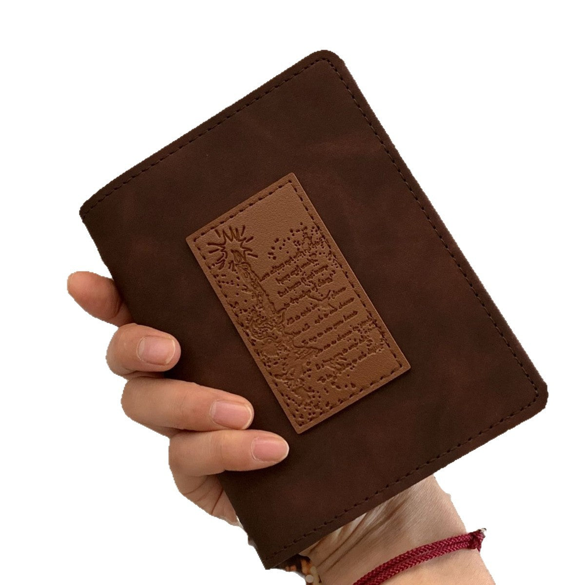 Vintage Leather Look Ring Notebook