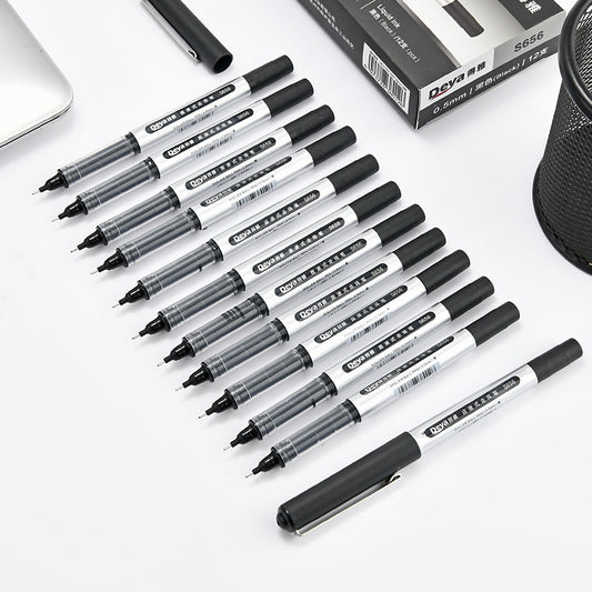 Black Fine Tip Gel Pen Set