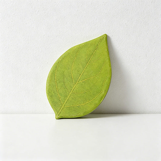 25 Sheets Leaf Shaped Sticky Note