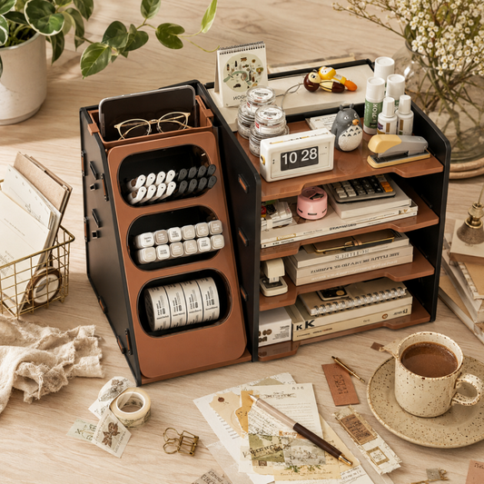 Multi-Functional Desktop Storage Box