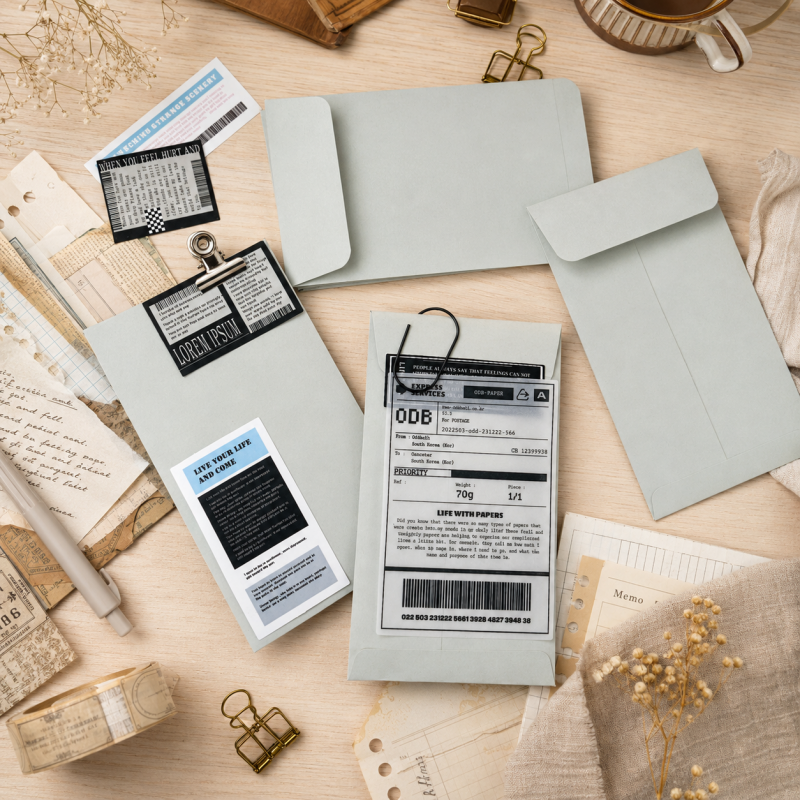 Kraft Paper Small Envelope Bag Set