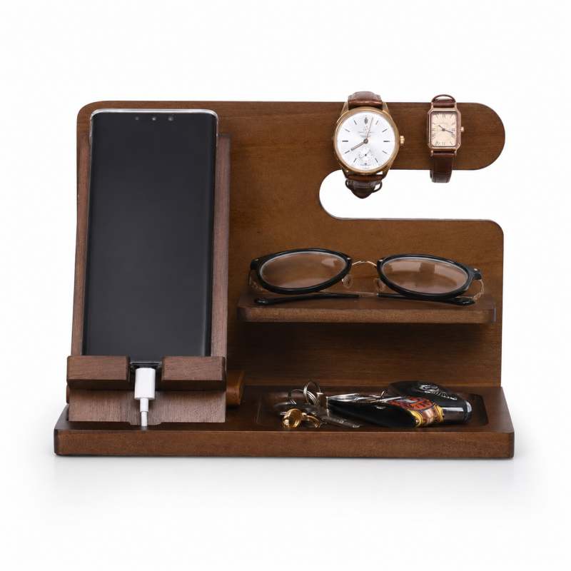 Wooden Desk Organizer