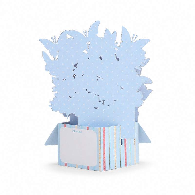 Floral Gift Box Pop Up Card