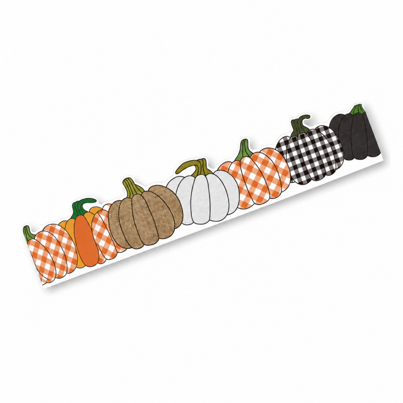 Pumpkin Border Waterproof Decoration Roll