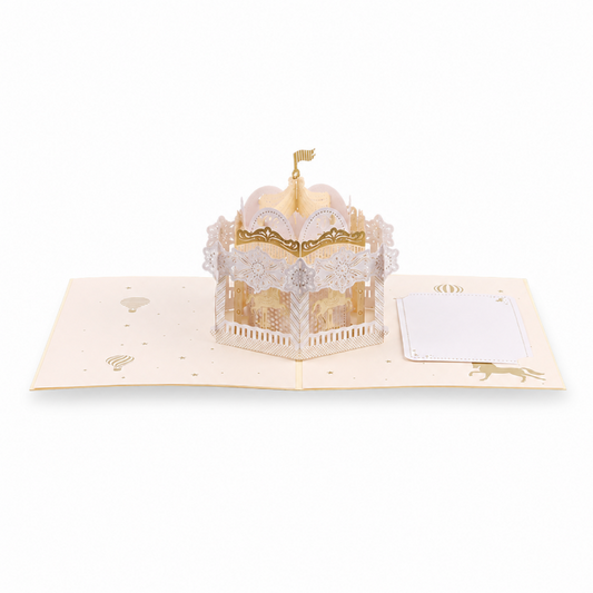 Carousel Foil Pop Up Card