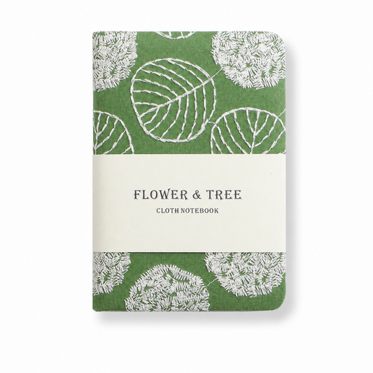 A6 Leaf Pattern Notebook
