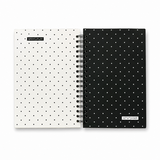 Polka Dot Scrapbook Notebook
