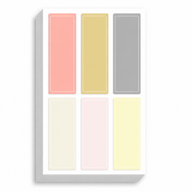 Morandi Waterproof Label Stickers