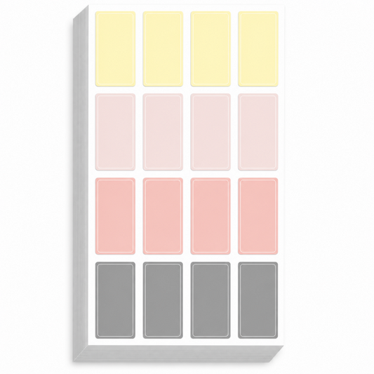 Morandi Waterproof Label Stickers