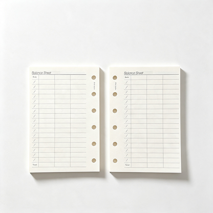 A7 Refillable Planner Inserts