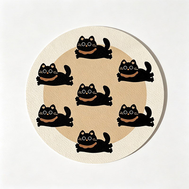 10 Cafe Animal Diatomite Coaster