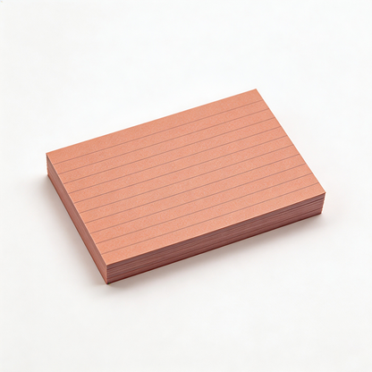 Vintage Ruled Index Cards – 150gsm Double-Sided