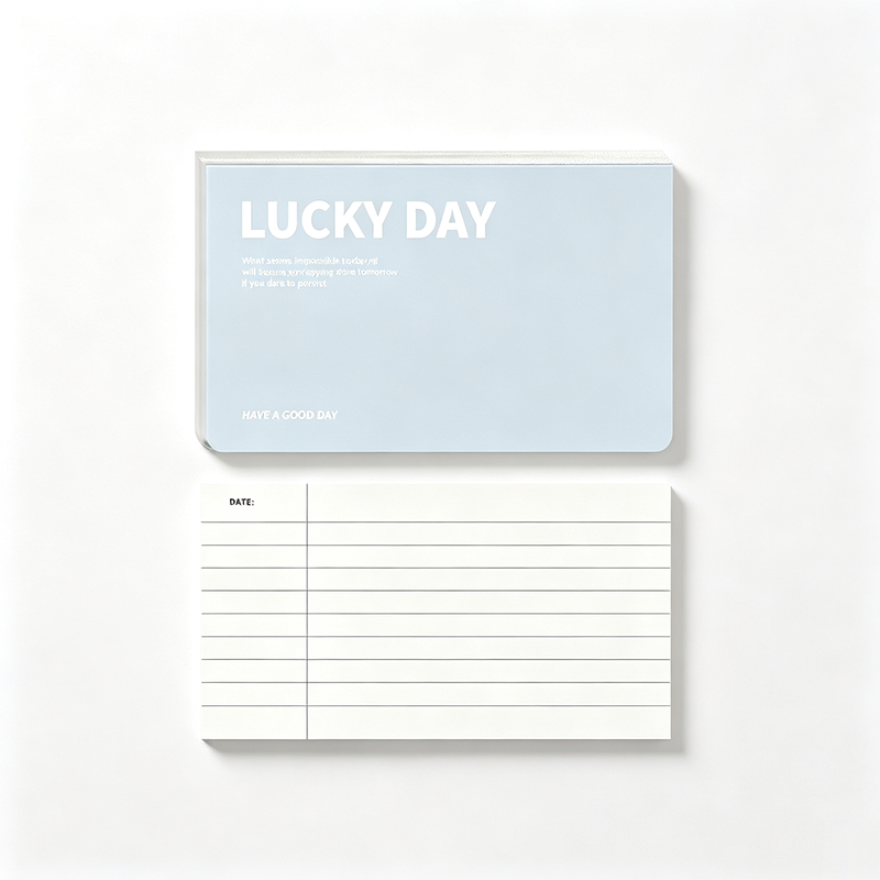 Lucky Day Flip Up Pocket Notebook