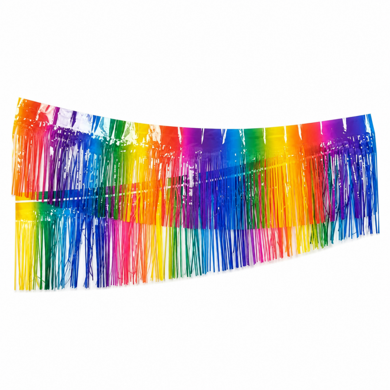 Multicolor Foil Fringe Party Banner