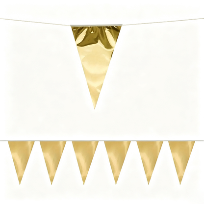10 Meter Triangle Pennant Banner – 20 Flags