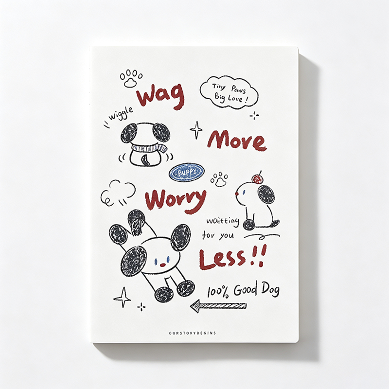 Floral Dog Bakery Bound Notebook