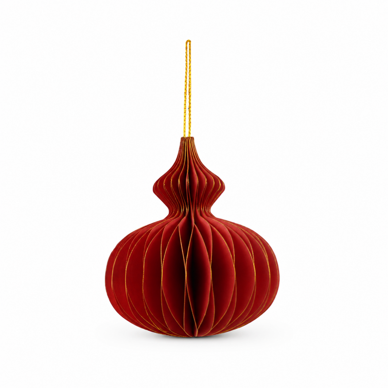 10 Honeycomb Christmas Ornament Collection
