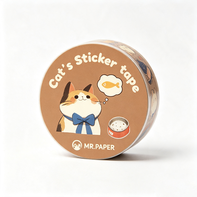 Animal Story Round Sticker Roll