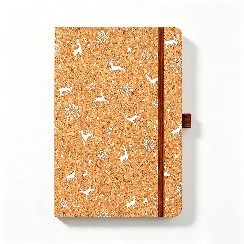 Artisan Pattern Cork Notebook
