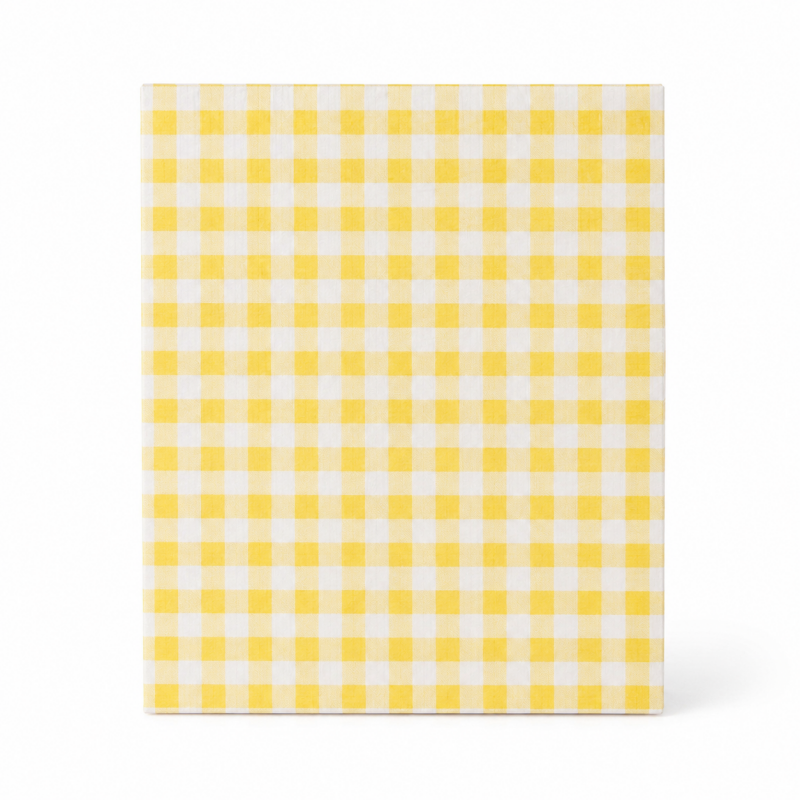 10 Plaid Kraft Paper Gift Paper Bag