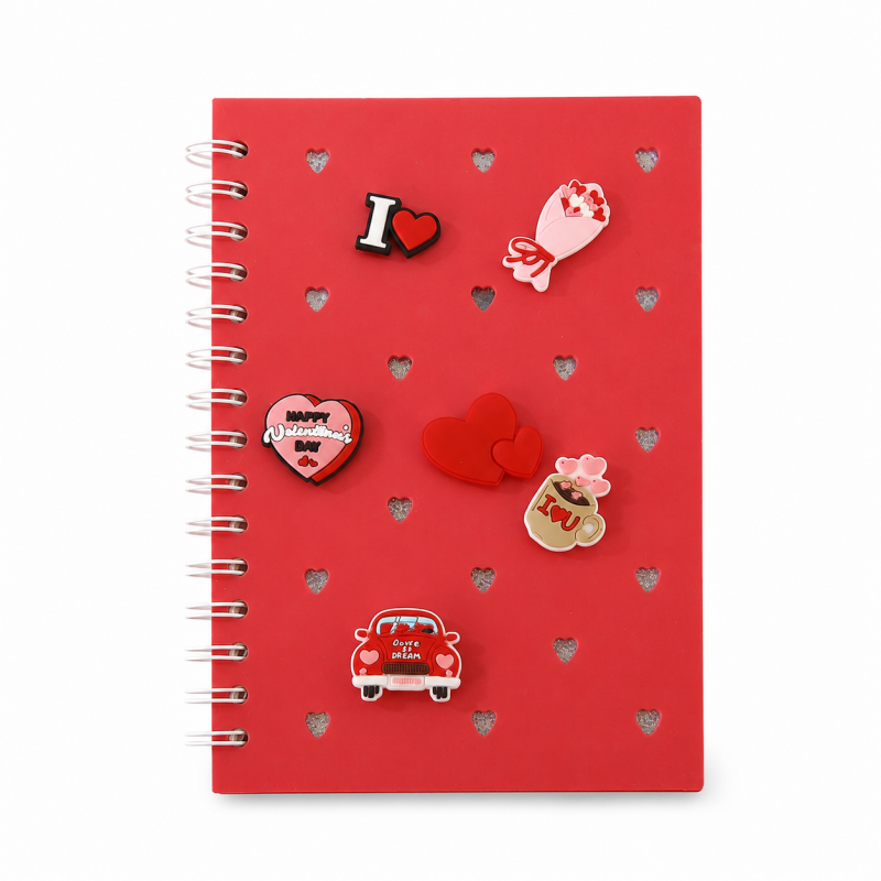 Charm Cover Spiral Notebook