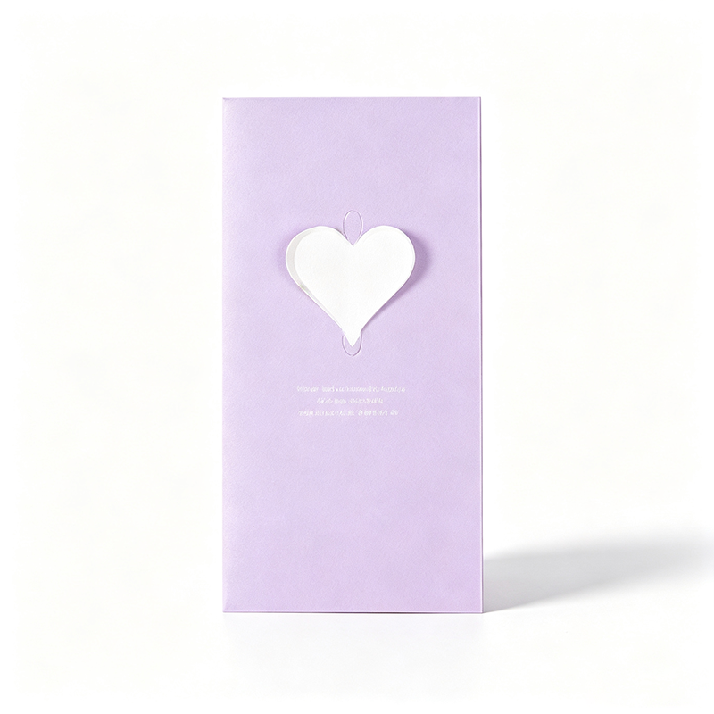 Cute Heart & Angel Wing Greeting Card