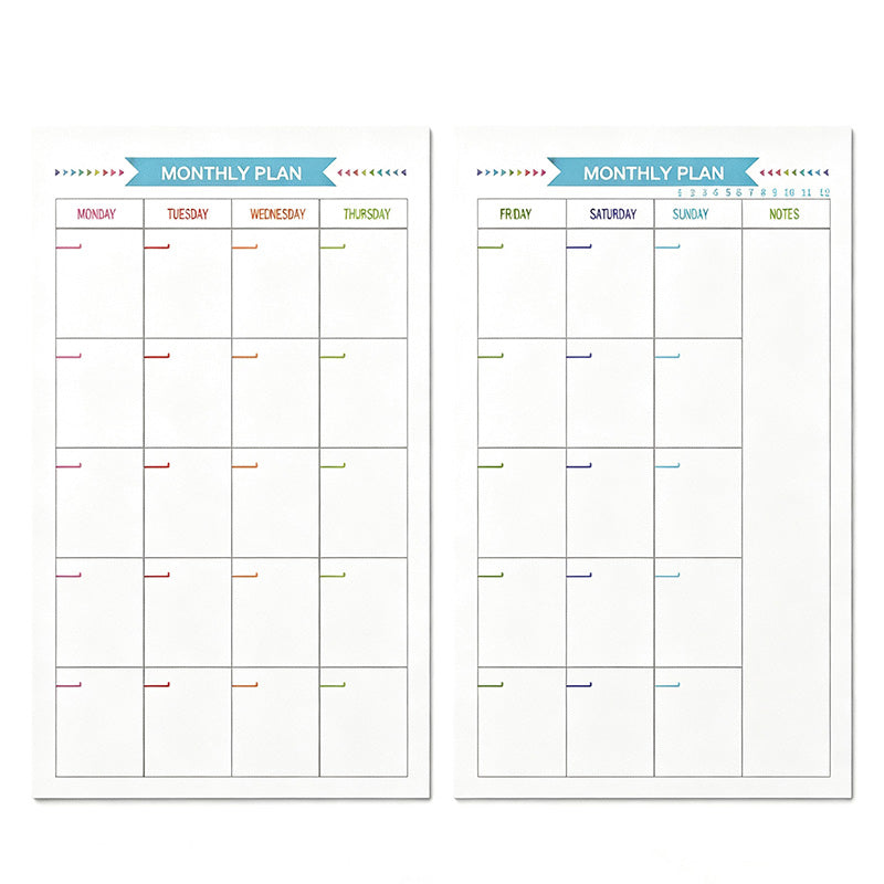 A6 Personal 6 Ring Planner Paper Inserts