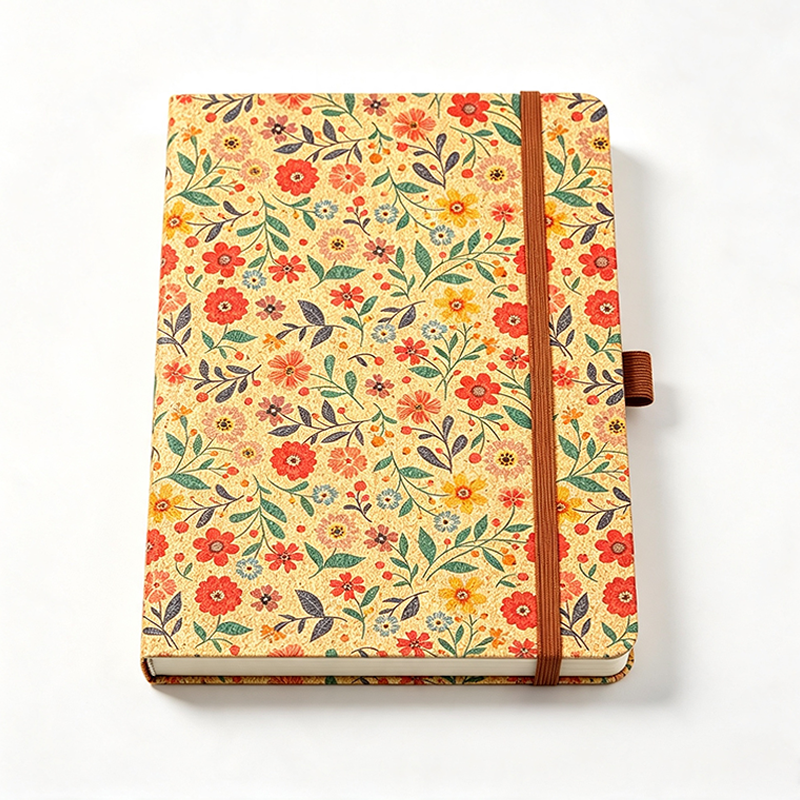 Artisan Pattern Cork Notebook