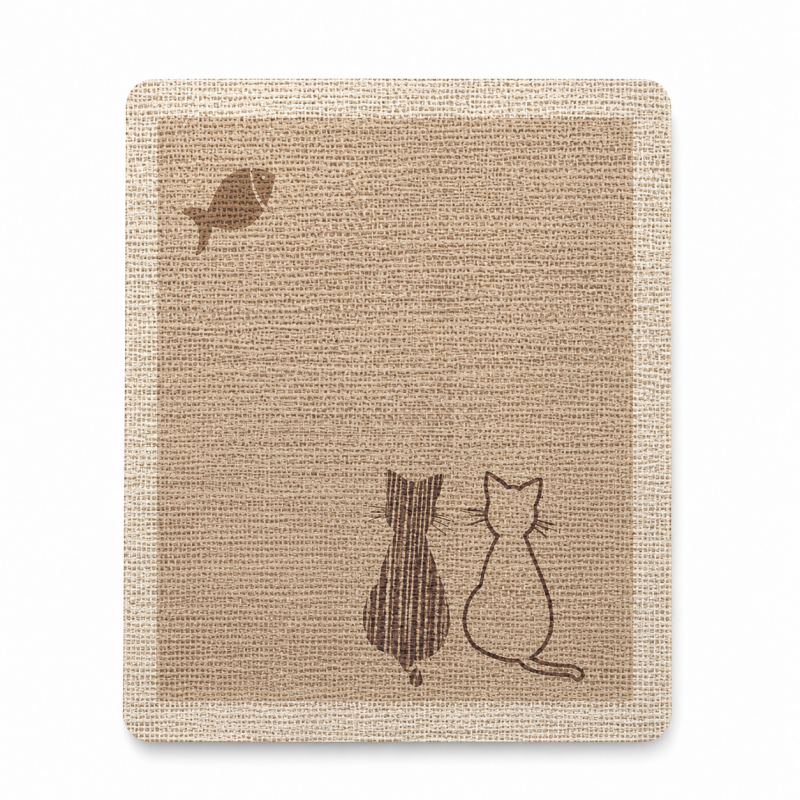 Cream Gingham Waterproof Placemat