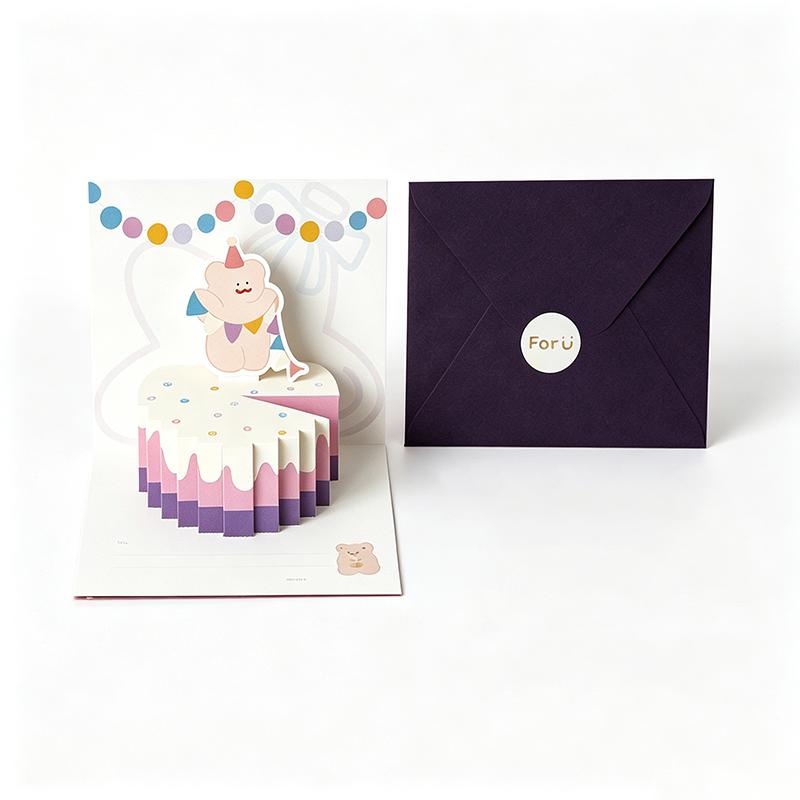 Sweet Wishes Pop Up Birthday Card