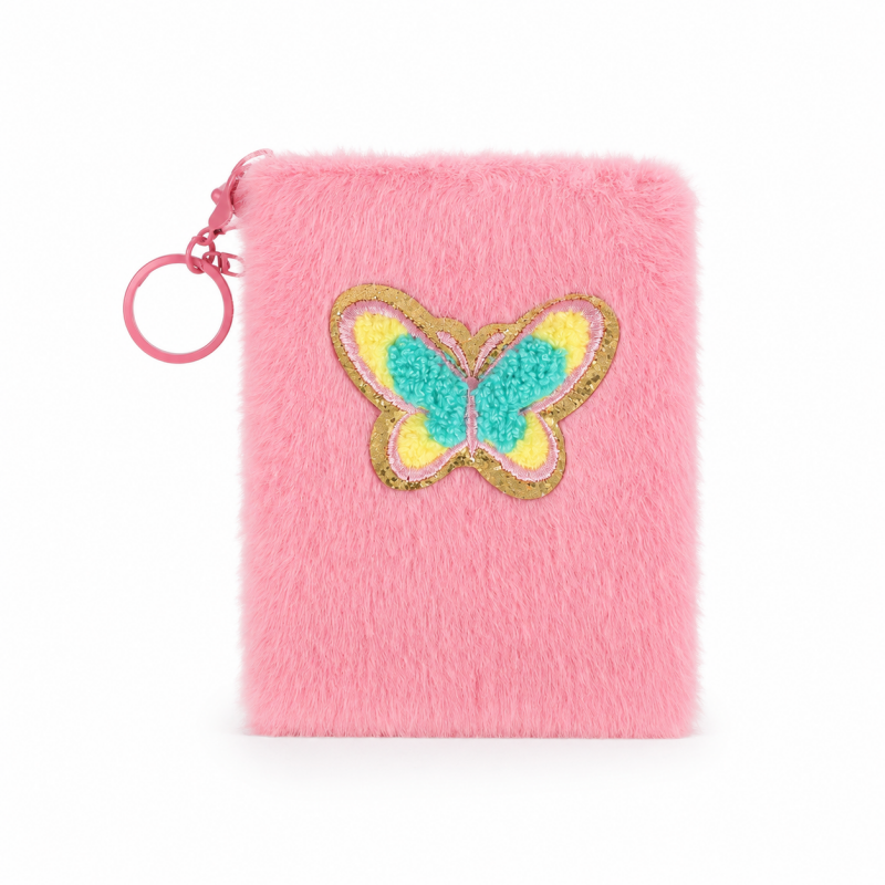 10 Cupcake Plush Keychain Notebook