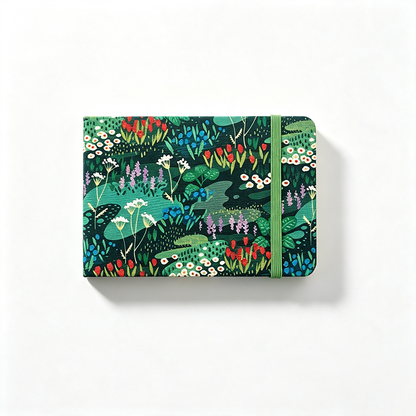 Fabric Cover Fine-Grain Watercolor Sketchbook