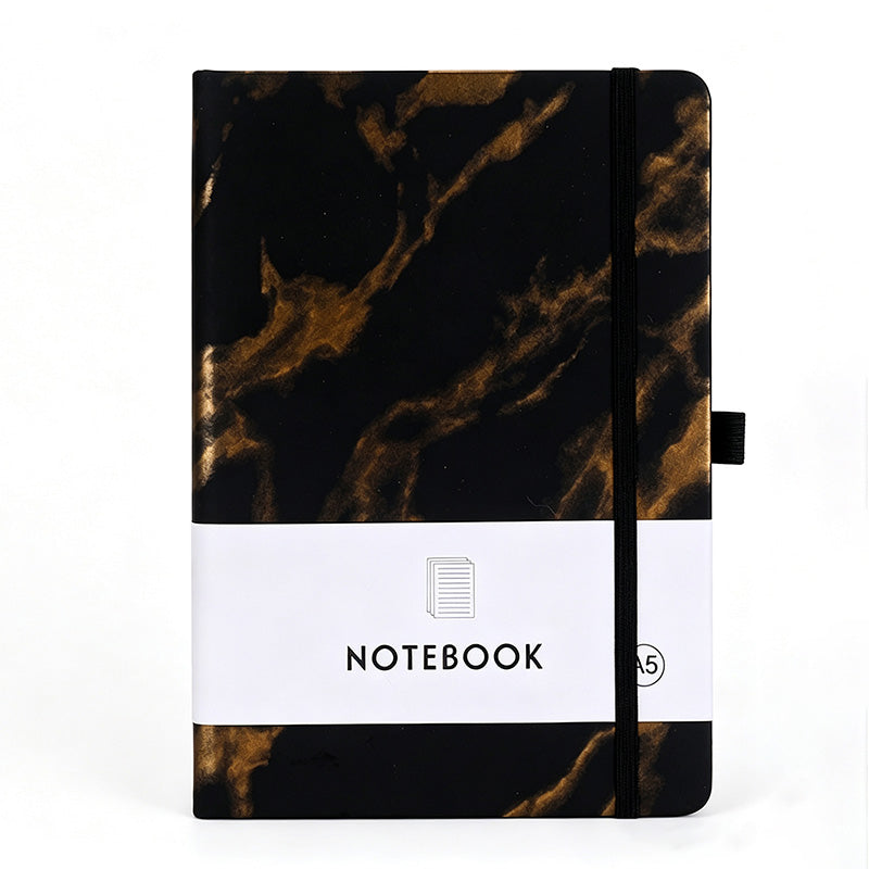 Marble Hardcover Journal With Pen Loop