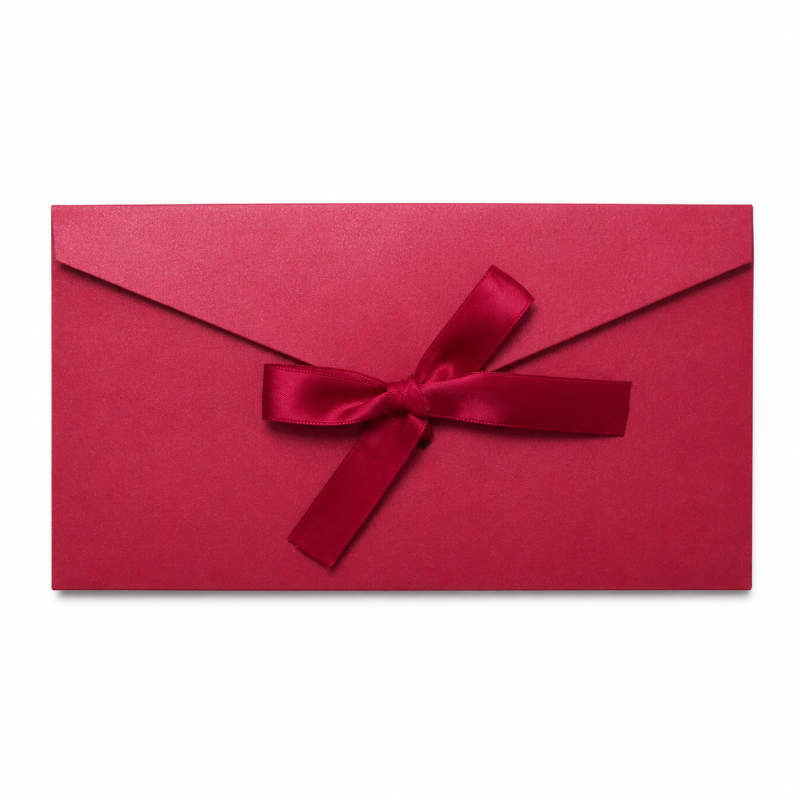 Ribbon Tie Long Envelope Set