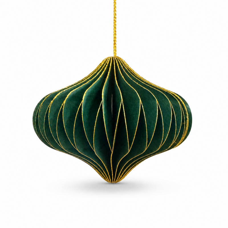 10 Honeycomb Christmas Ornament Collection