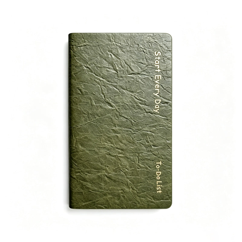 Wrinkled PU Daily Planner Notebook