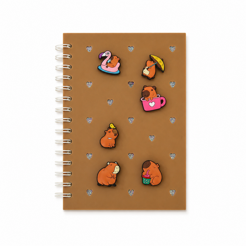 Charm Cover Spiral Notebook