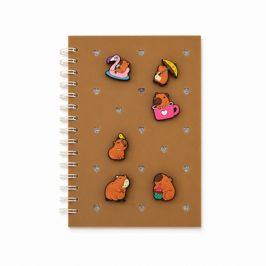 Charm Cover Spiral Notebook