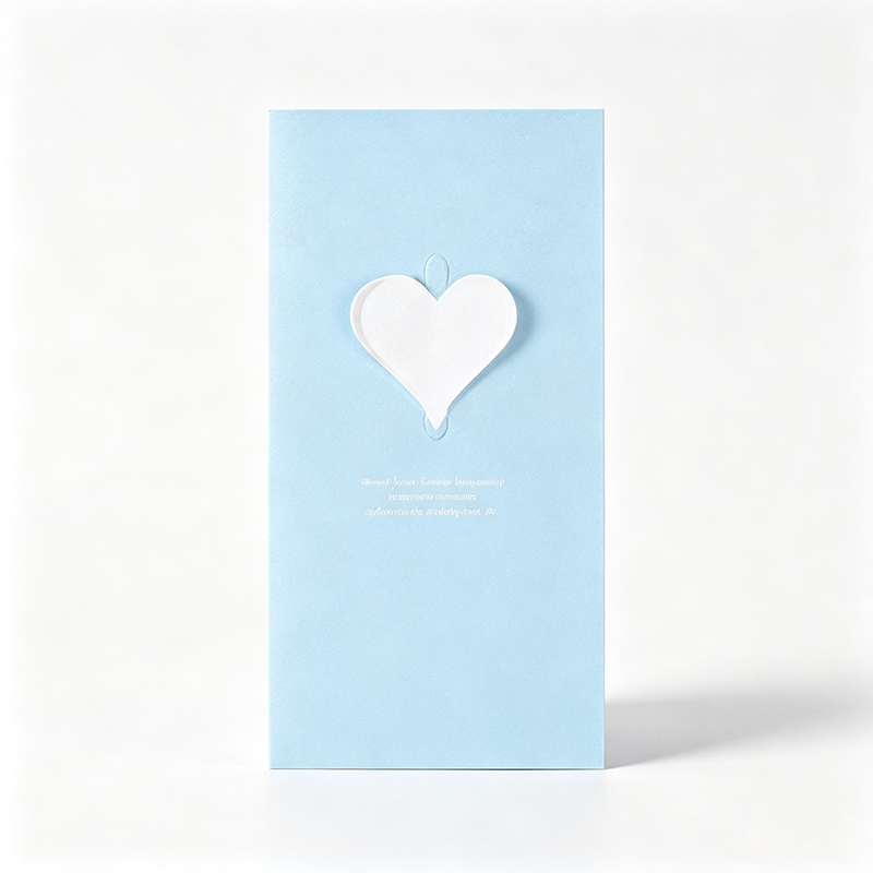 Cute Heart & Angel Wing Greeting Card