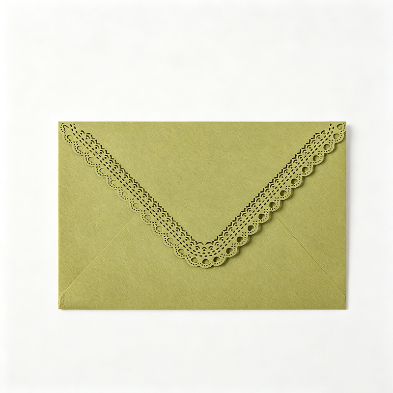 Lace Trim Color Envelopes