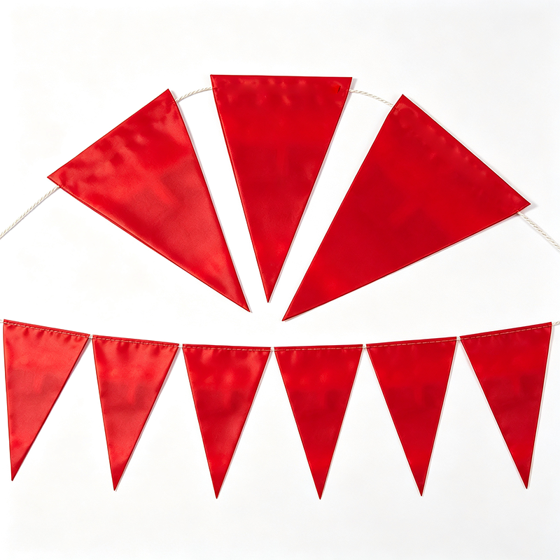 10 Meter Triangle Pennant Banner – 20 Flags