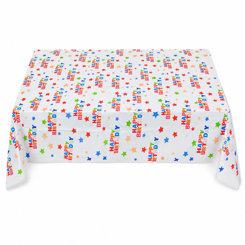 Gingham Rectangular Party Tablecloth