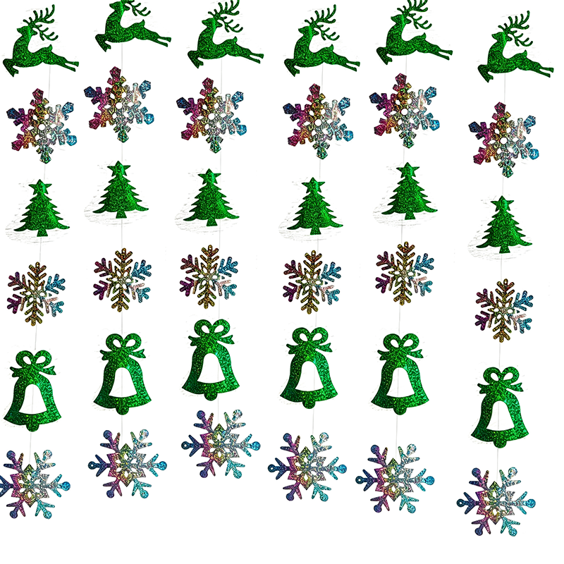 Christmas Hanging Swirl Decorations