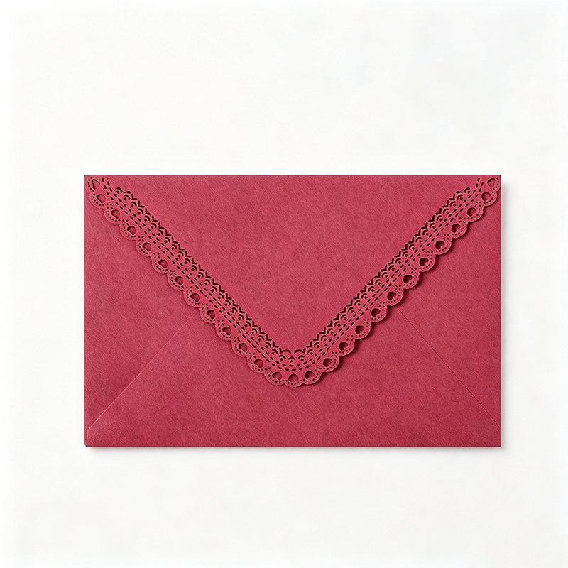 Lace Trim Color Envelopes