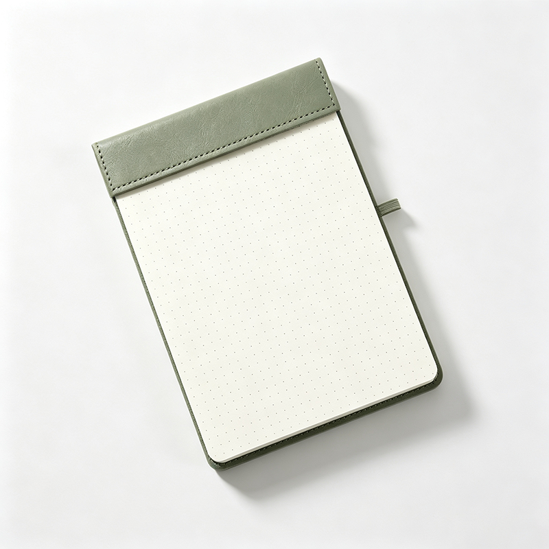 Faux Leather Tear-Off Notepad