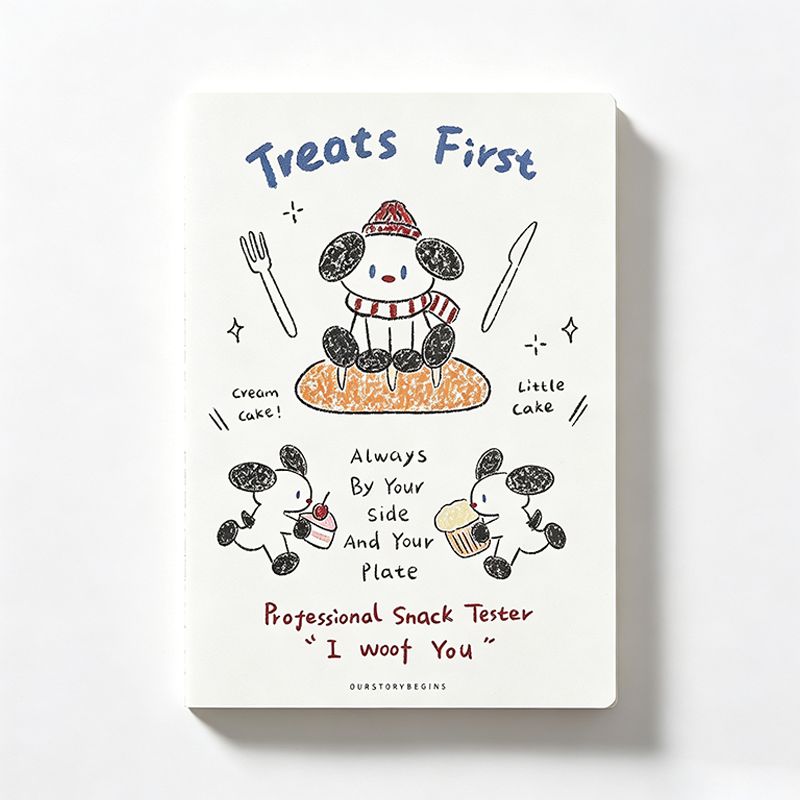 Floral Dog Bakery Bound Notebook