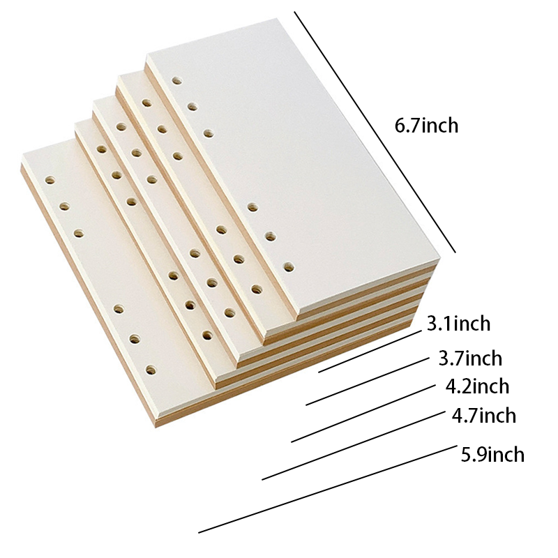 A6 Kraft Binder Refill Paper